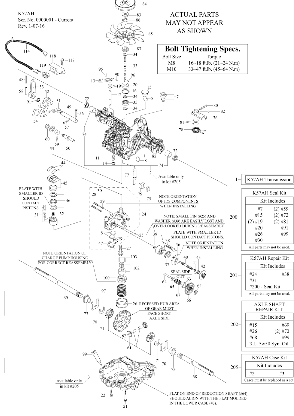 Explosionszeichnung Ersatzteile