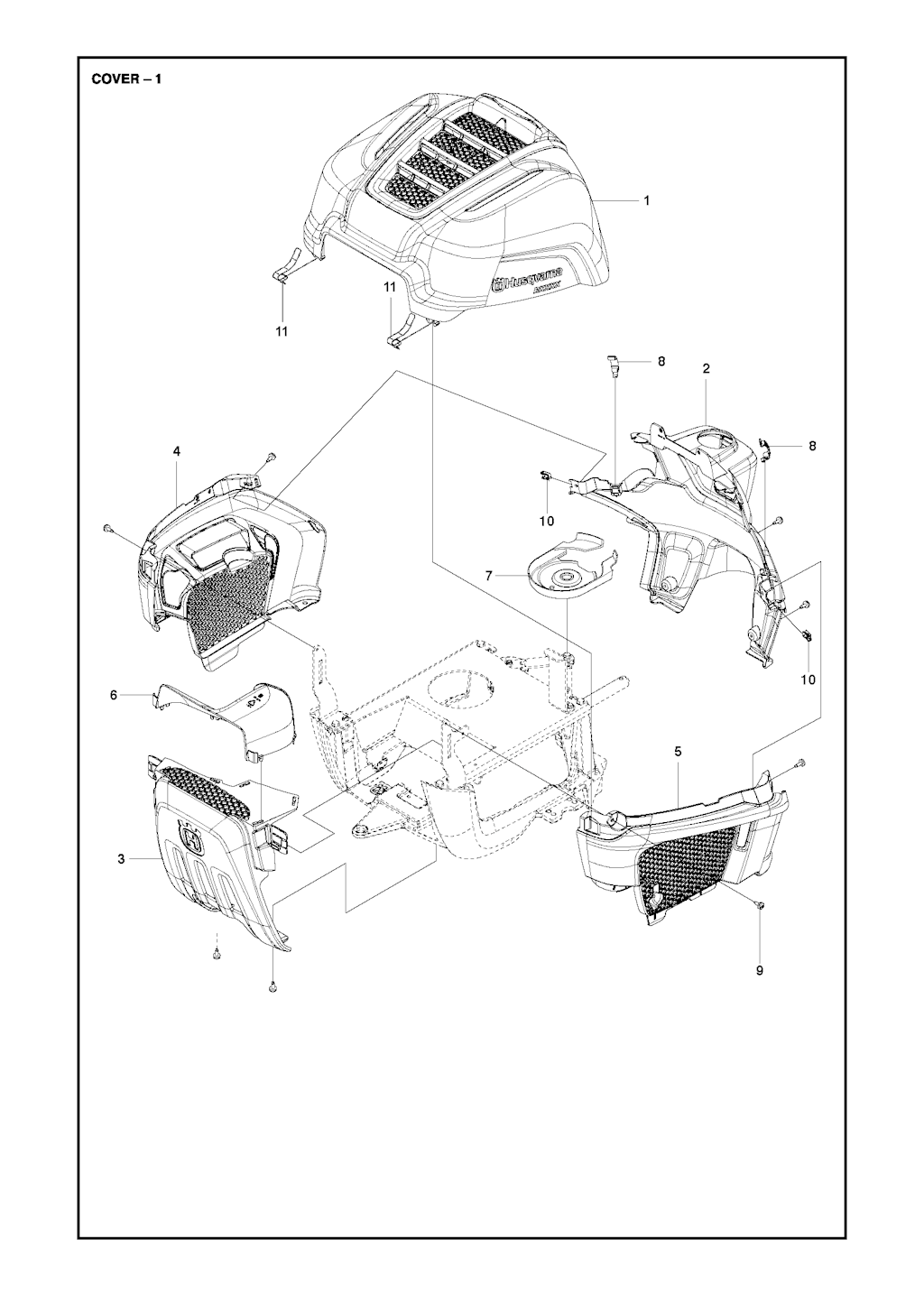 Explosionszeichnung Ersatzteile