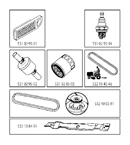 Husqvarna Gartentraktoren 96041001704 LT151