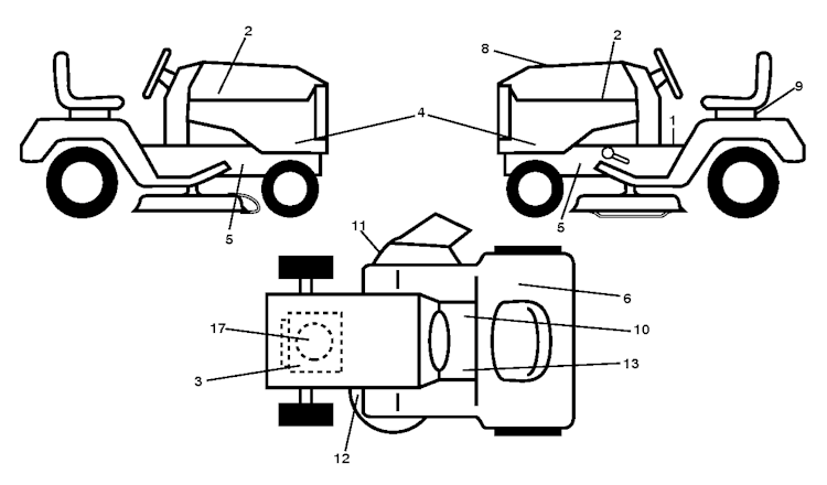 Husqvarna Gartentraktoren 96051000802 CTH 126