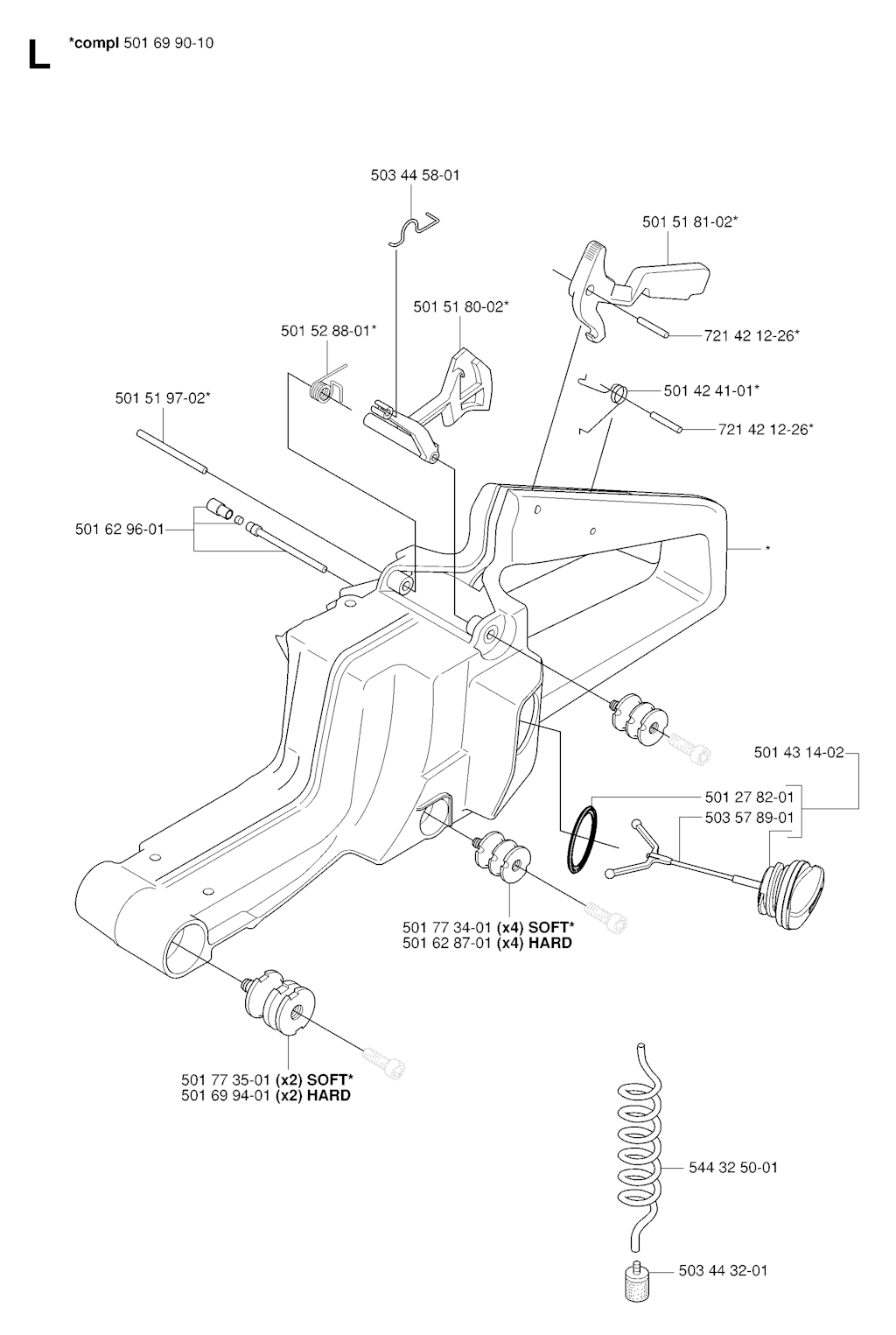 Explosionszeichnung Ersatzteile