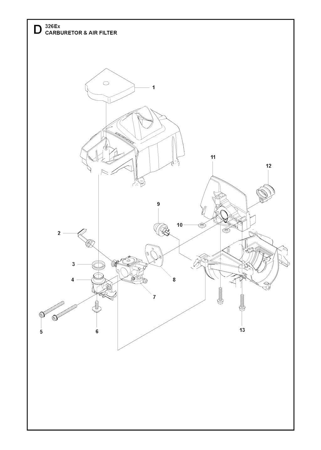 Explosionszeichnung Ersatzteile
