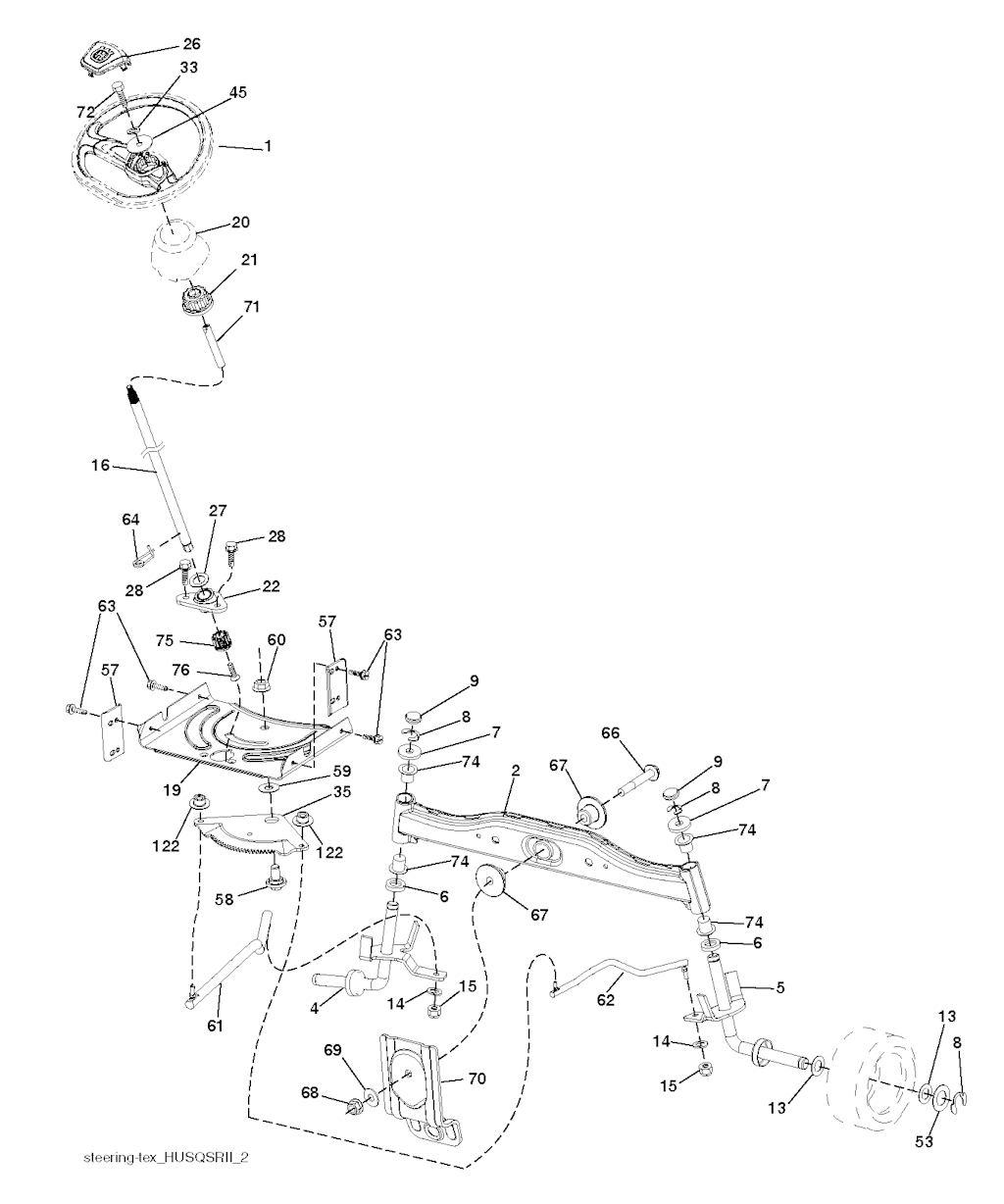 Explosionszeichnung Ersatzteile
