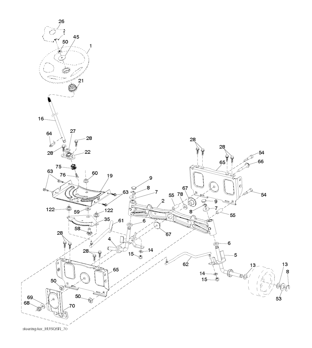 Explosionszeichnung Ersatzteile