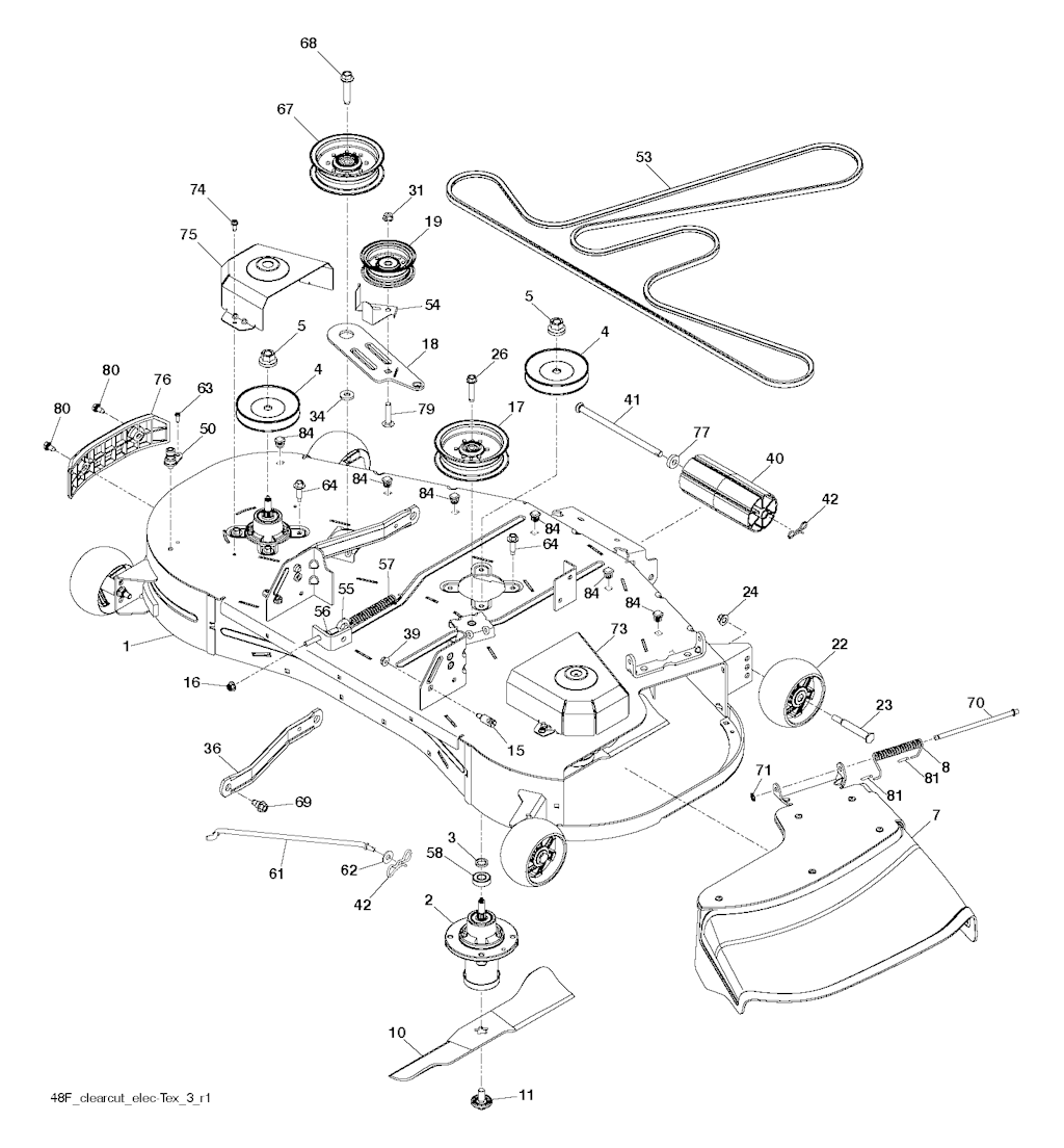 Explosionszeichnung Ersatzteile