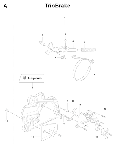 Husqvarna Kettensägen 20083600001 345 e-series TrioBrake