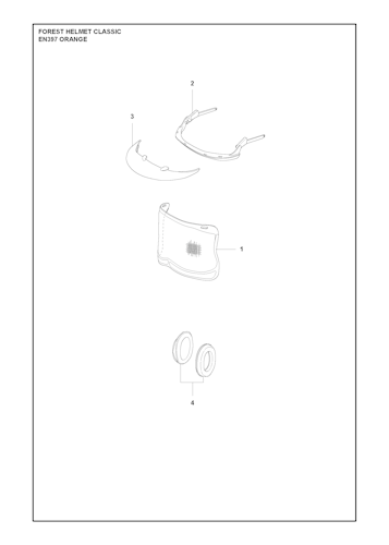 Husqvarna Zubehör und Werkzeuge 580754301 Forsthelm Classic