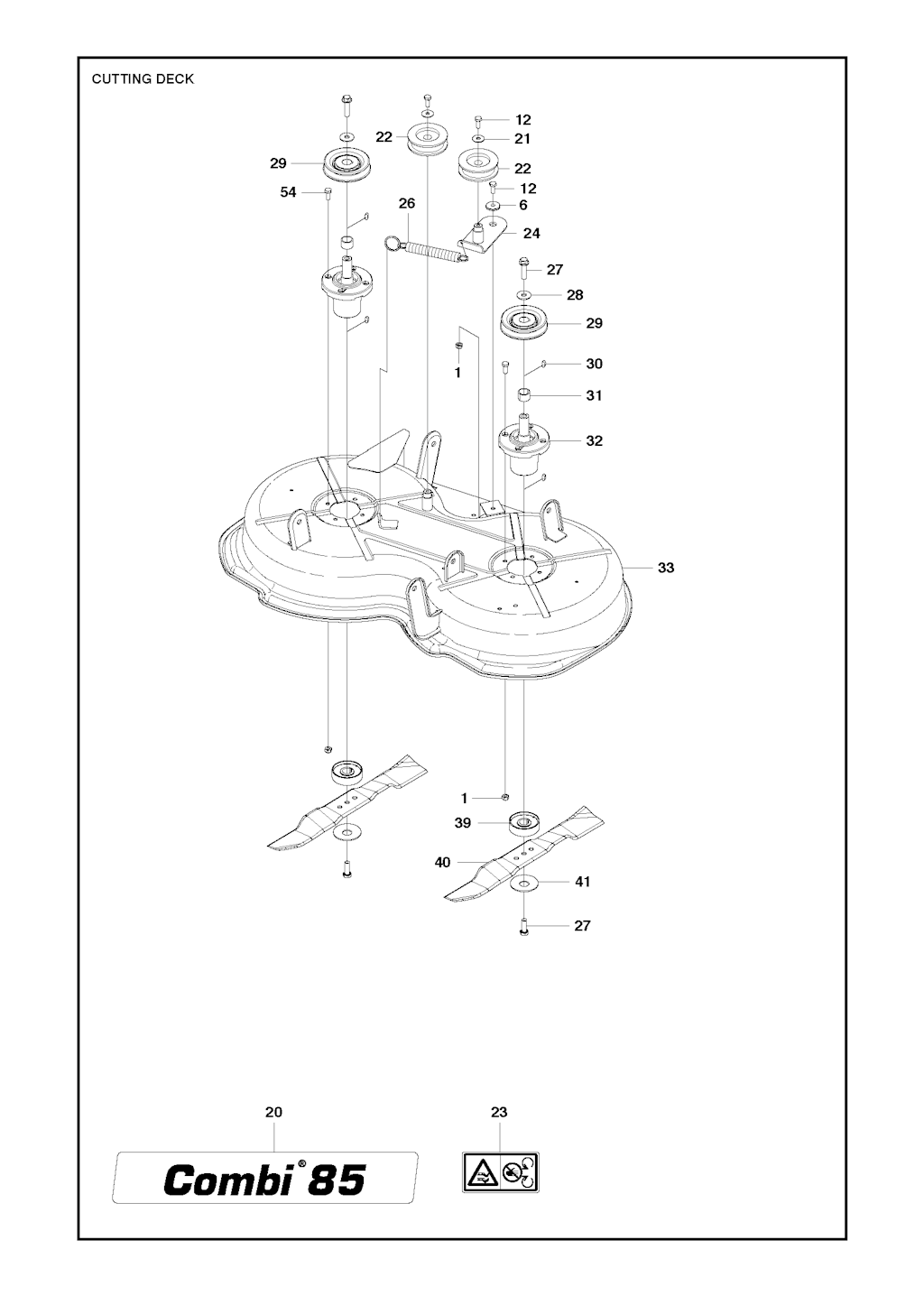 Explosionszeichnung Ersatzteile
