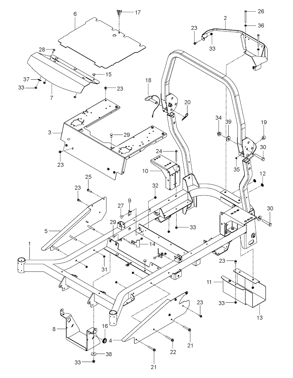 Explosionszeichnung Ersatzteile