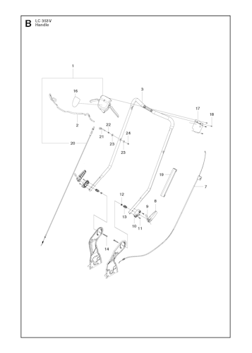 Husqvarna Rasenmäher gelegentliche Nutzung 967605201 LC 353V