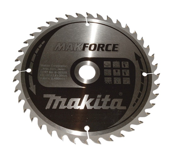 Makita MAKFORCE Sägeb. 180x20x40Z B-32328