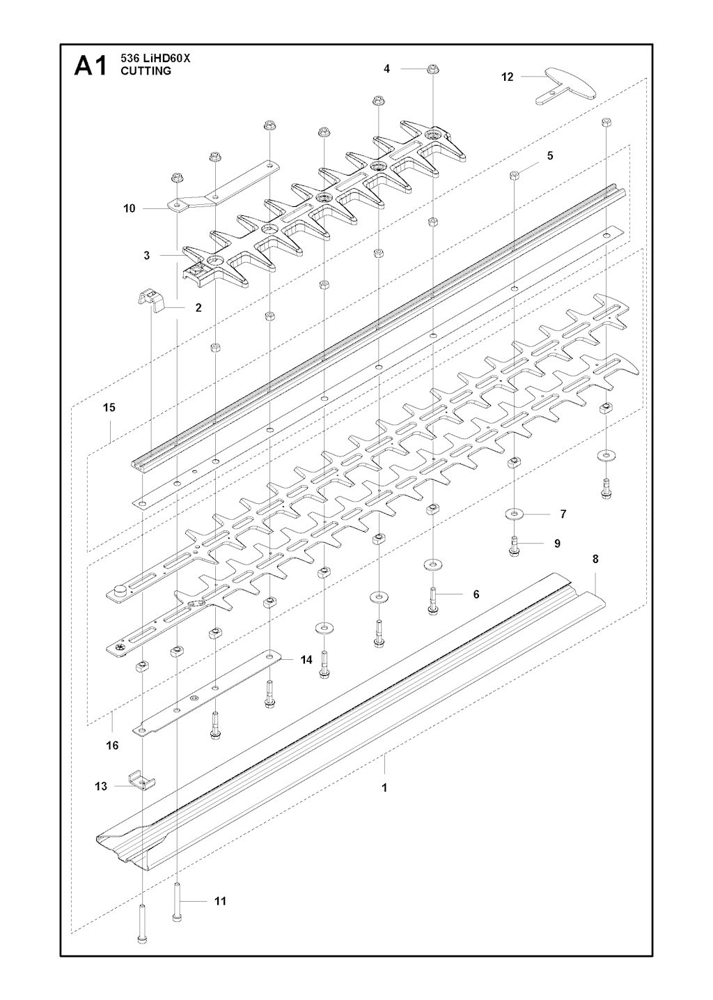 Explosionszeichnung Ersatzteile