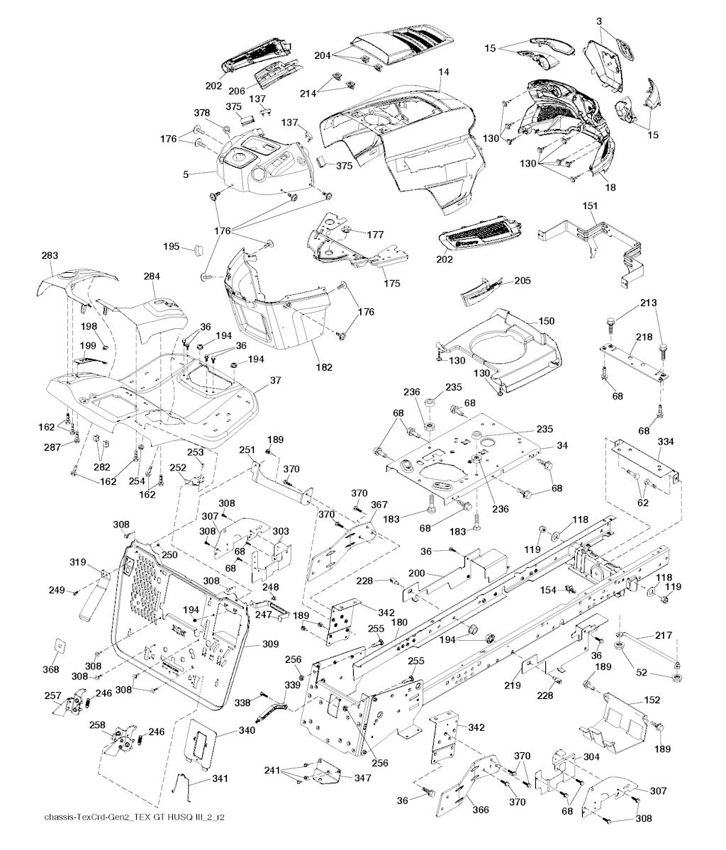 Explosionszeichnung Ersatzteile