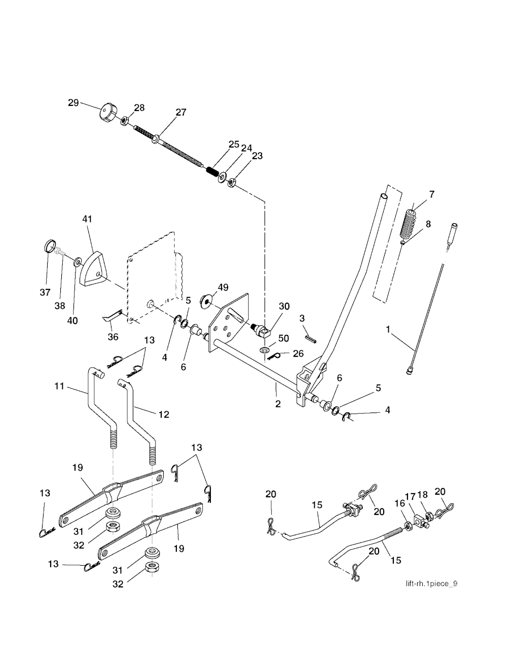 Explosionszeichnung Ersatzteile