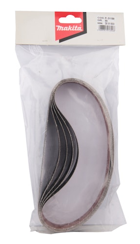 Makita Schleifband Glas 30x533mm K80 P-01199