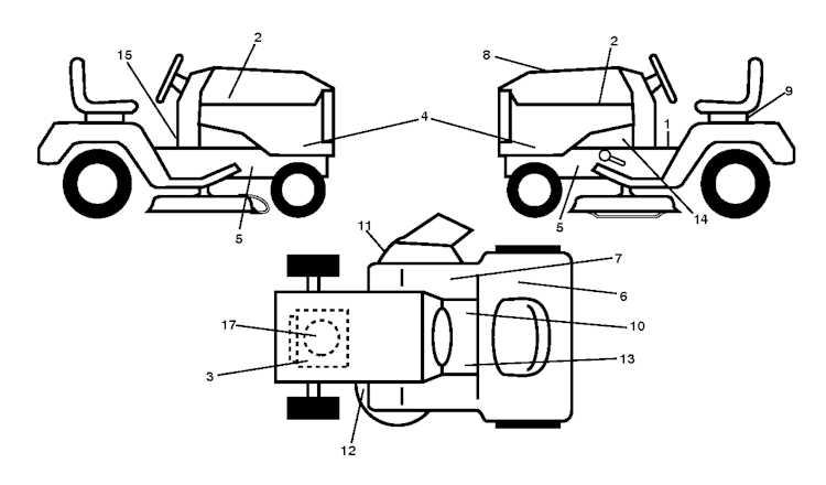 Husqvarna Gartentraktoren 96051001400 CTH 126