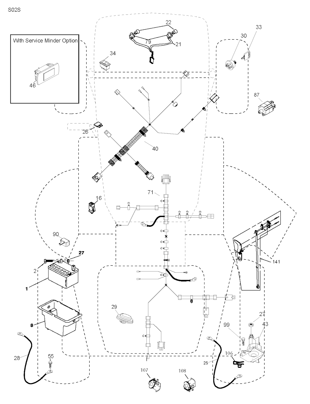 Explosionszeichnung Ersatzteile