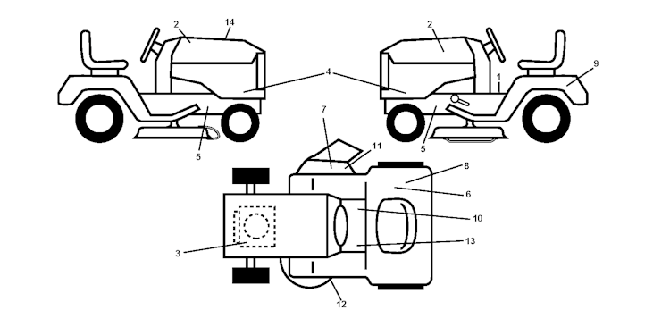 Husqvarna Gartentraktoren 96041017000 LT19538
