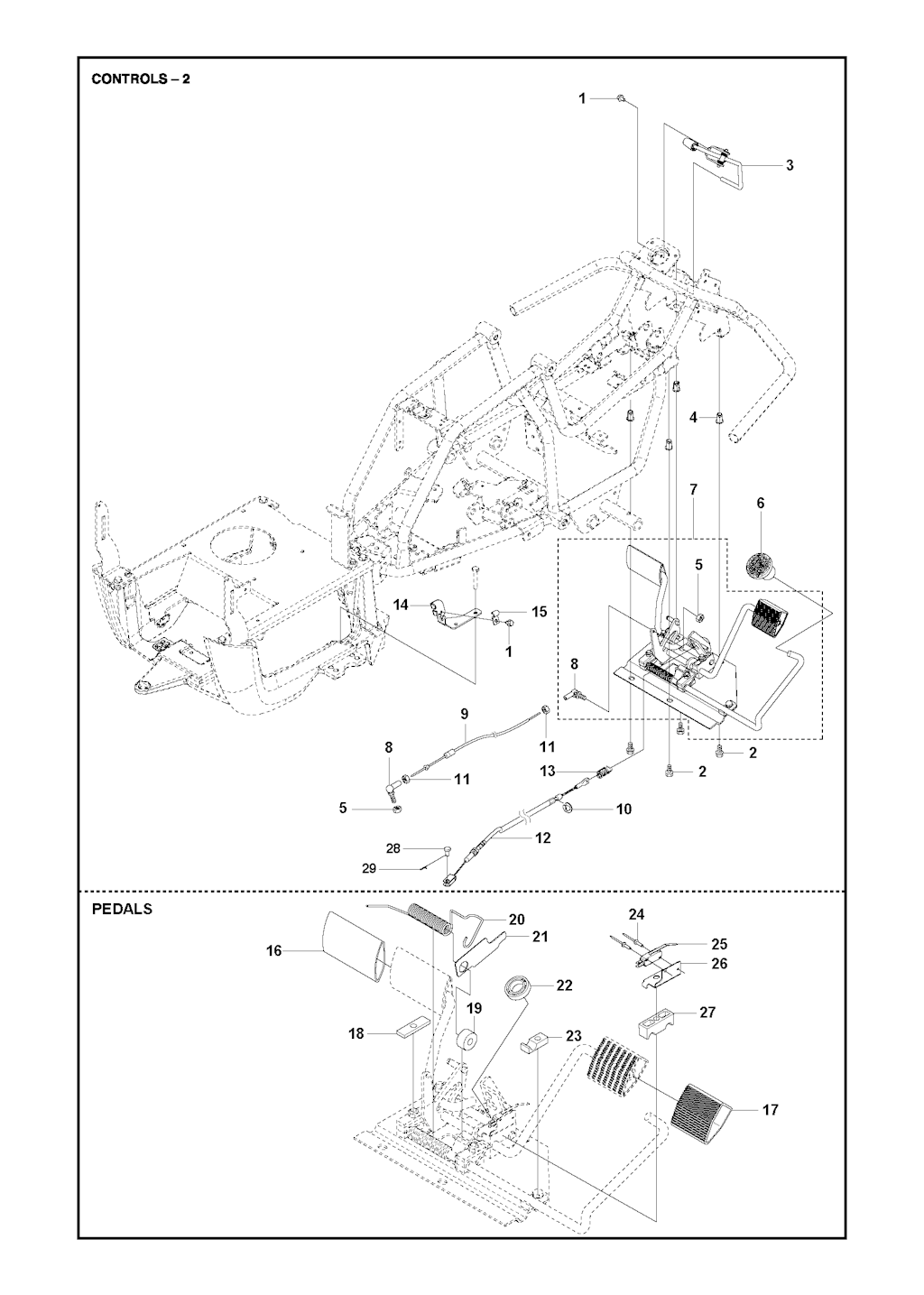 Explosionszeichnung Ersatzteile