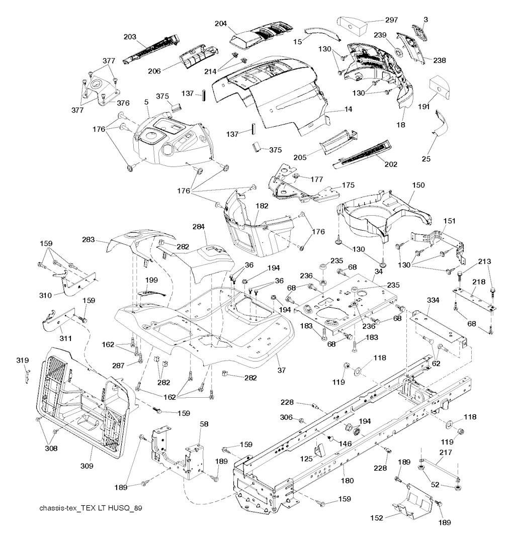 Explosionszeichnung Ersatzteile