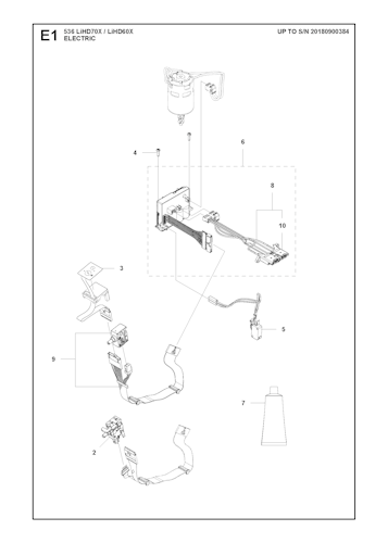 Husqvarna Heckenscheren/Stabheckenscheren 966729502 536LiHD70X