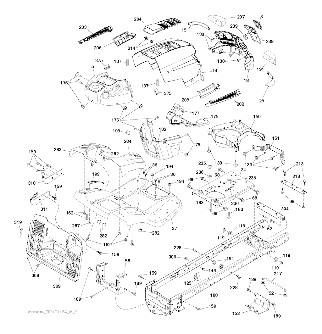 Explosionszeichnung Ersatzteile