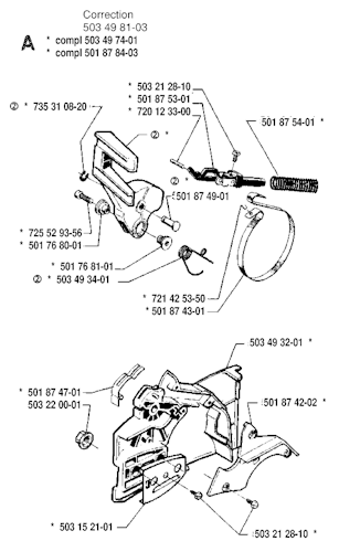 Husqvarna Kettensägen 55, 19914000001-19942300000