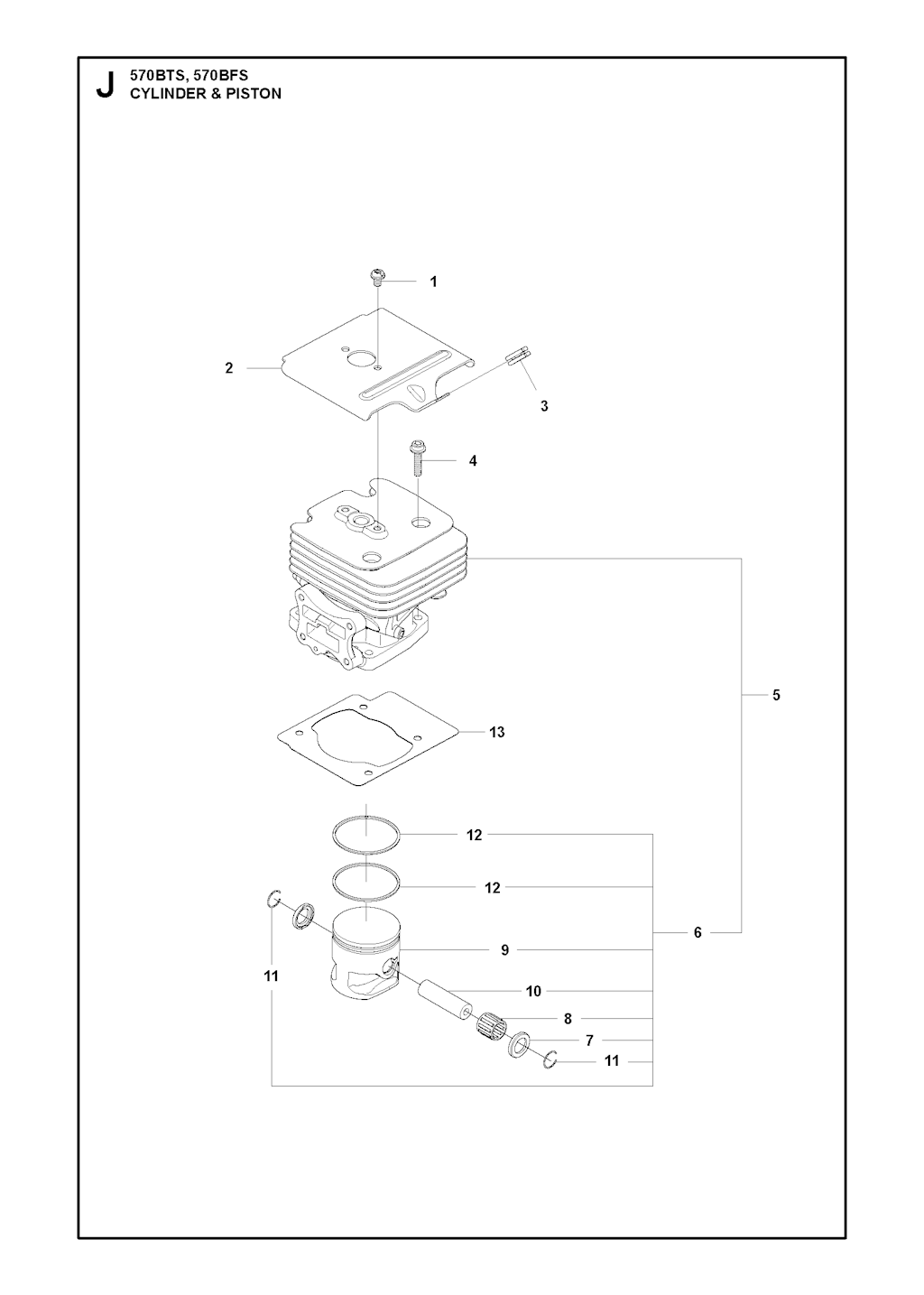 Explosionszeichnung Ersatzteile